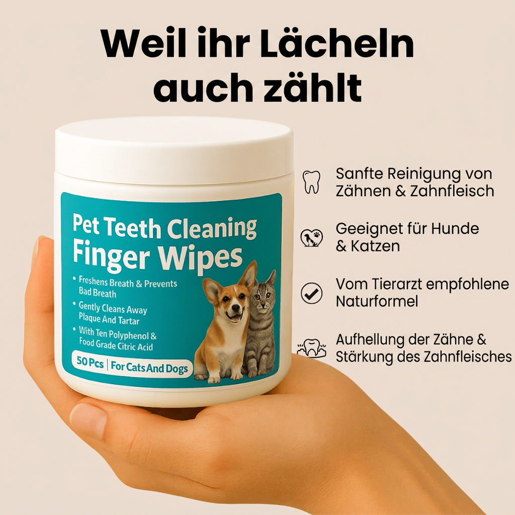 Elarie™ Natural Pet Dental Finger Wipes